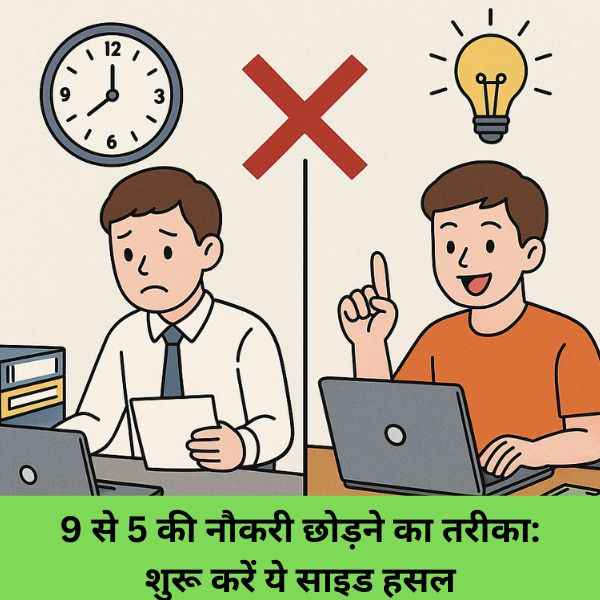 9 से 5 की नौकरी छोड़ने का तरीका: शुरू करें ये साइड हसल