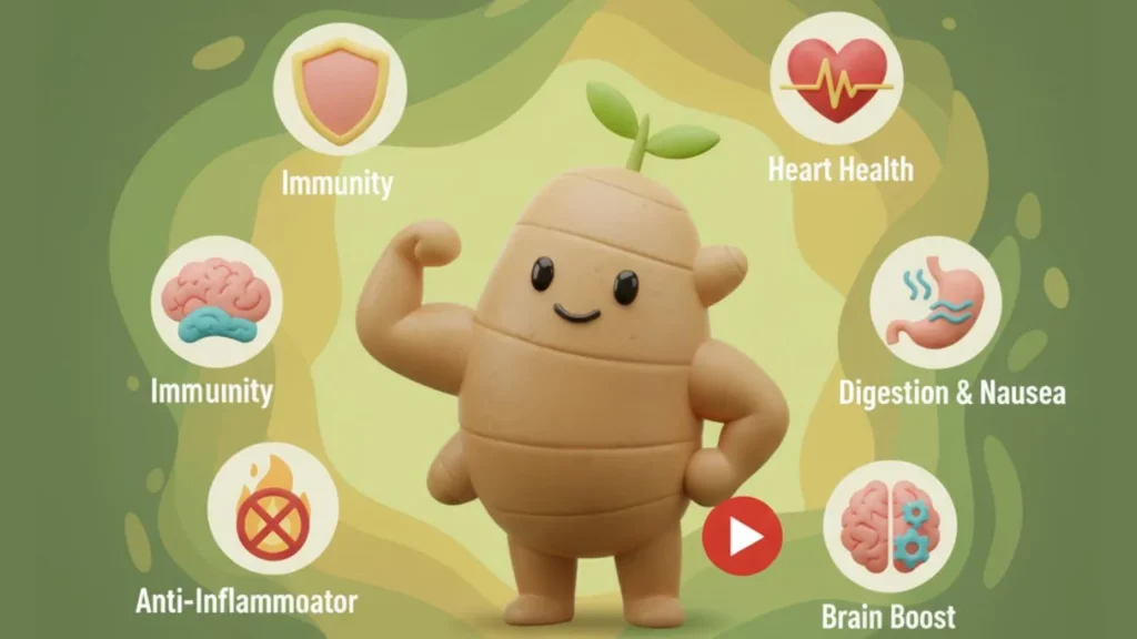 What are the health benefits of ginger?