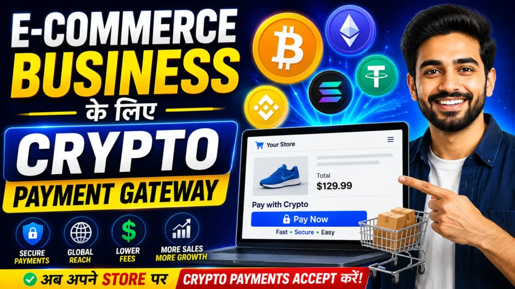 E-commerce Business ke liye Crypto payment gateway